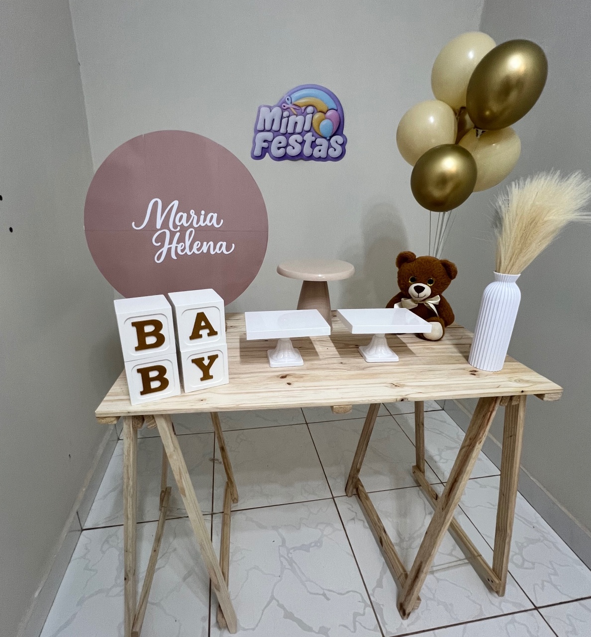 Kit Mini Chá de Bebe - Mini Festas