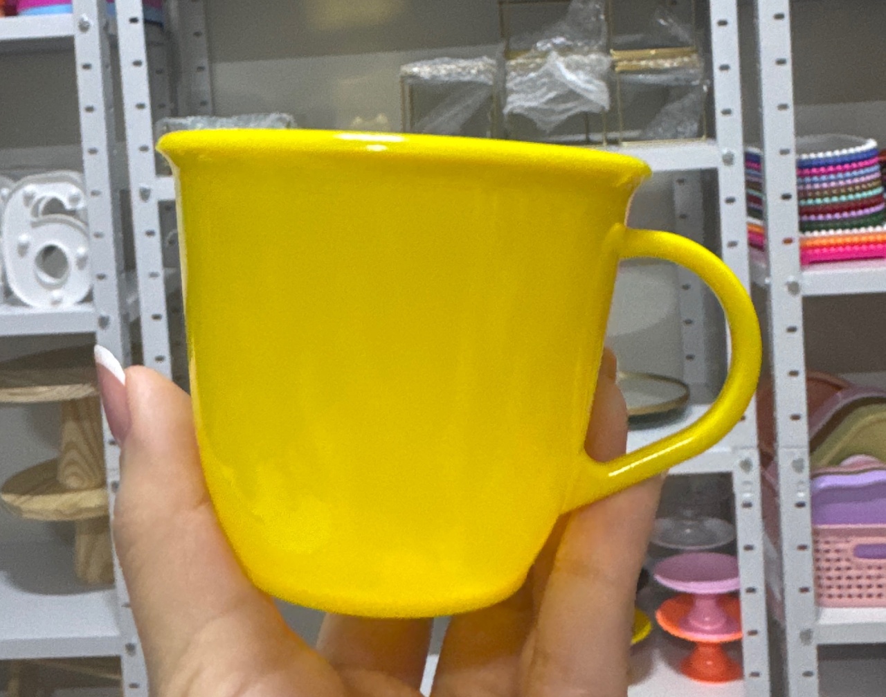 Xícara Amarela  - Mini Festas