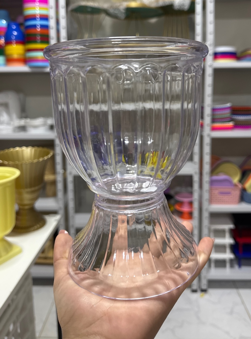 Vaso Transparente. - Mini Festas