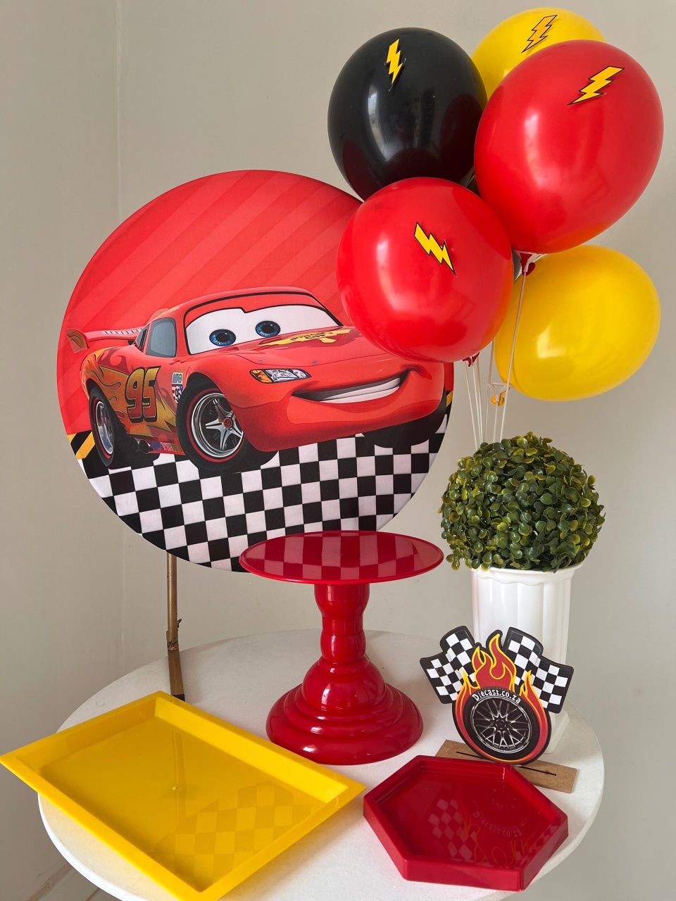 Kit Básico Relampago Macqueen - Mini Festas