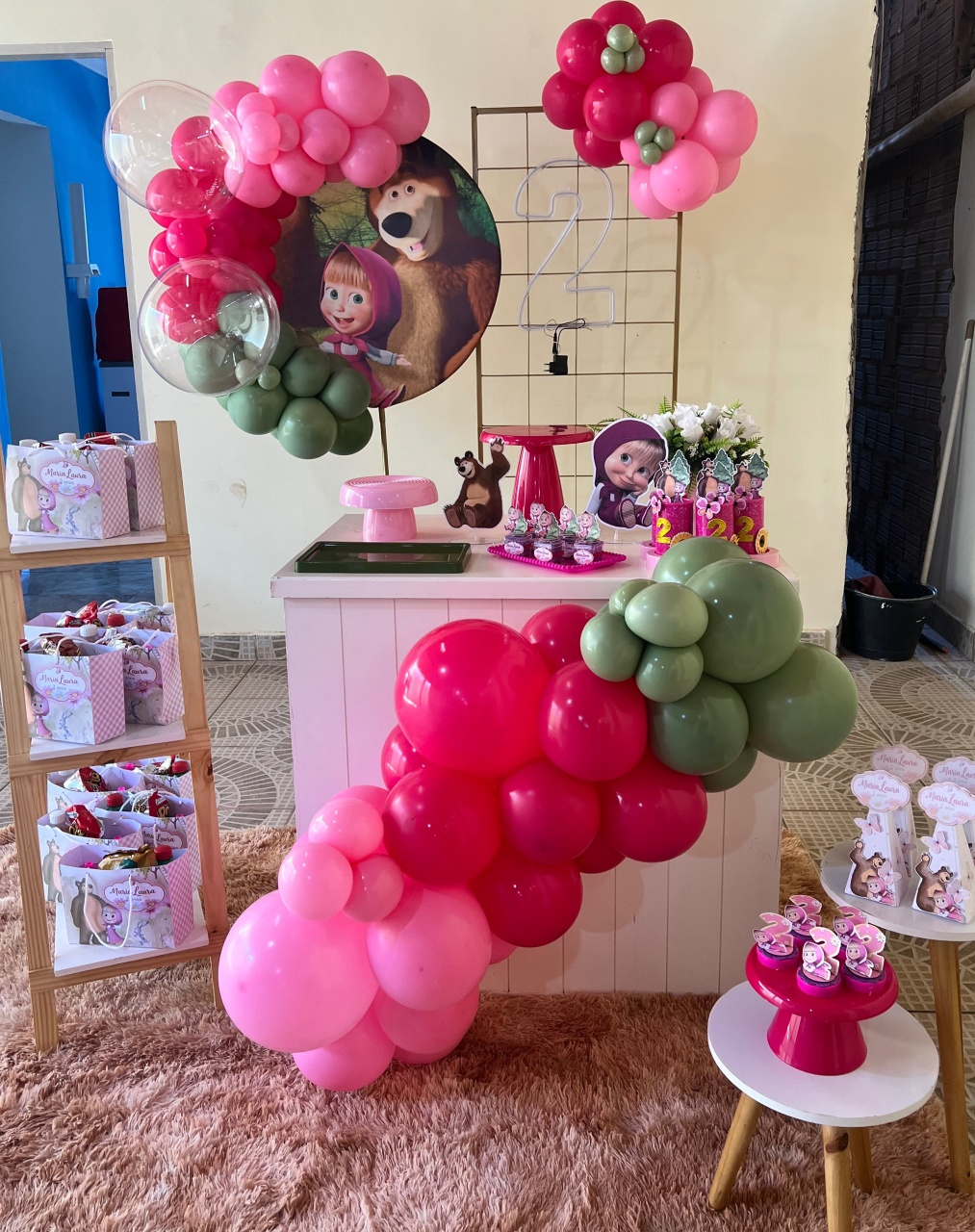 Kit Especial Marsha E Urso - Mini Festas