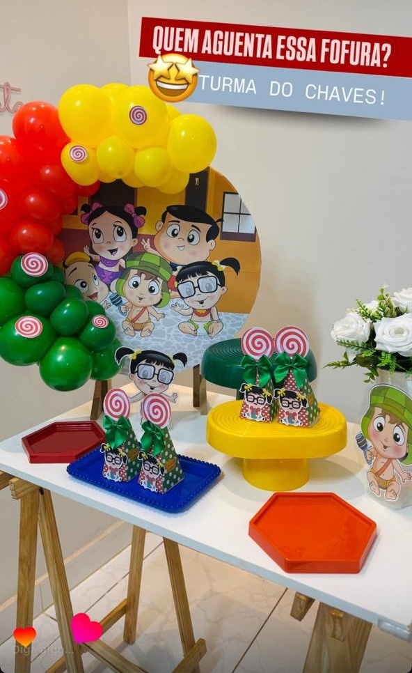 Kit Premium Turma Do Chavez - Mini Festas