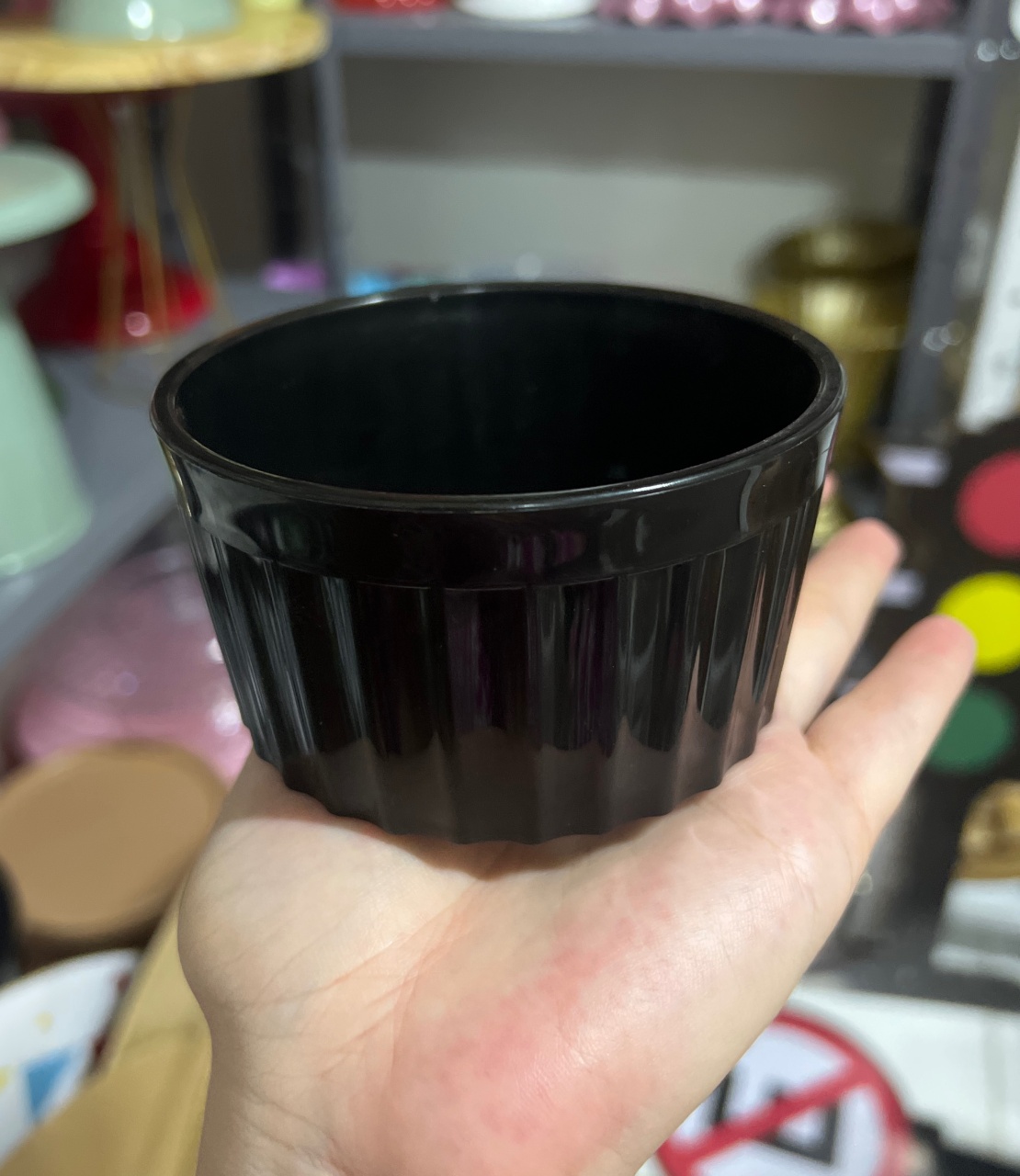 Ramekin 260Ml Preto - Mini Festas