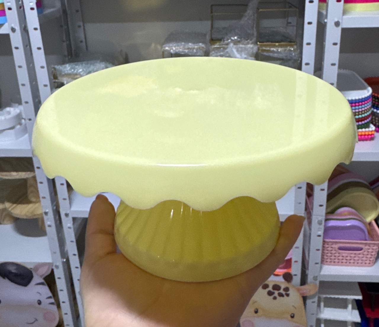 Boleira Cake Amarelo Candy - Mini Festas