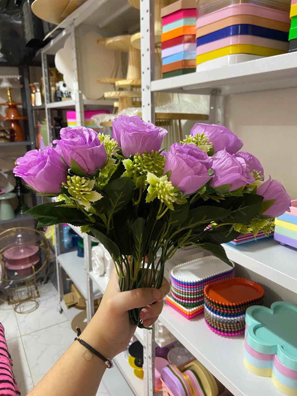 Flores Lilas - Mini Festas