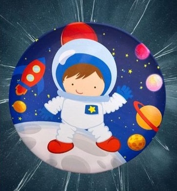 Capa Astronauta Cute - Mini Festas