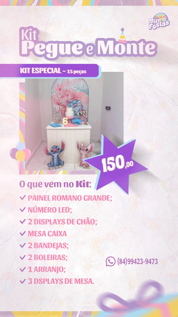 Kit Especial  - Mini Festas