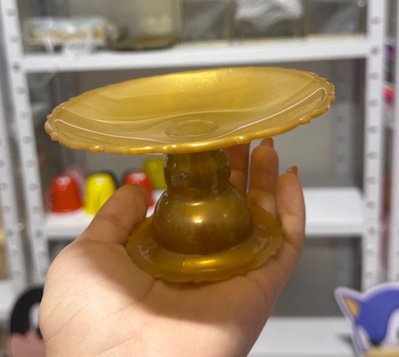 Mini Cake Dourado - Mini Festas