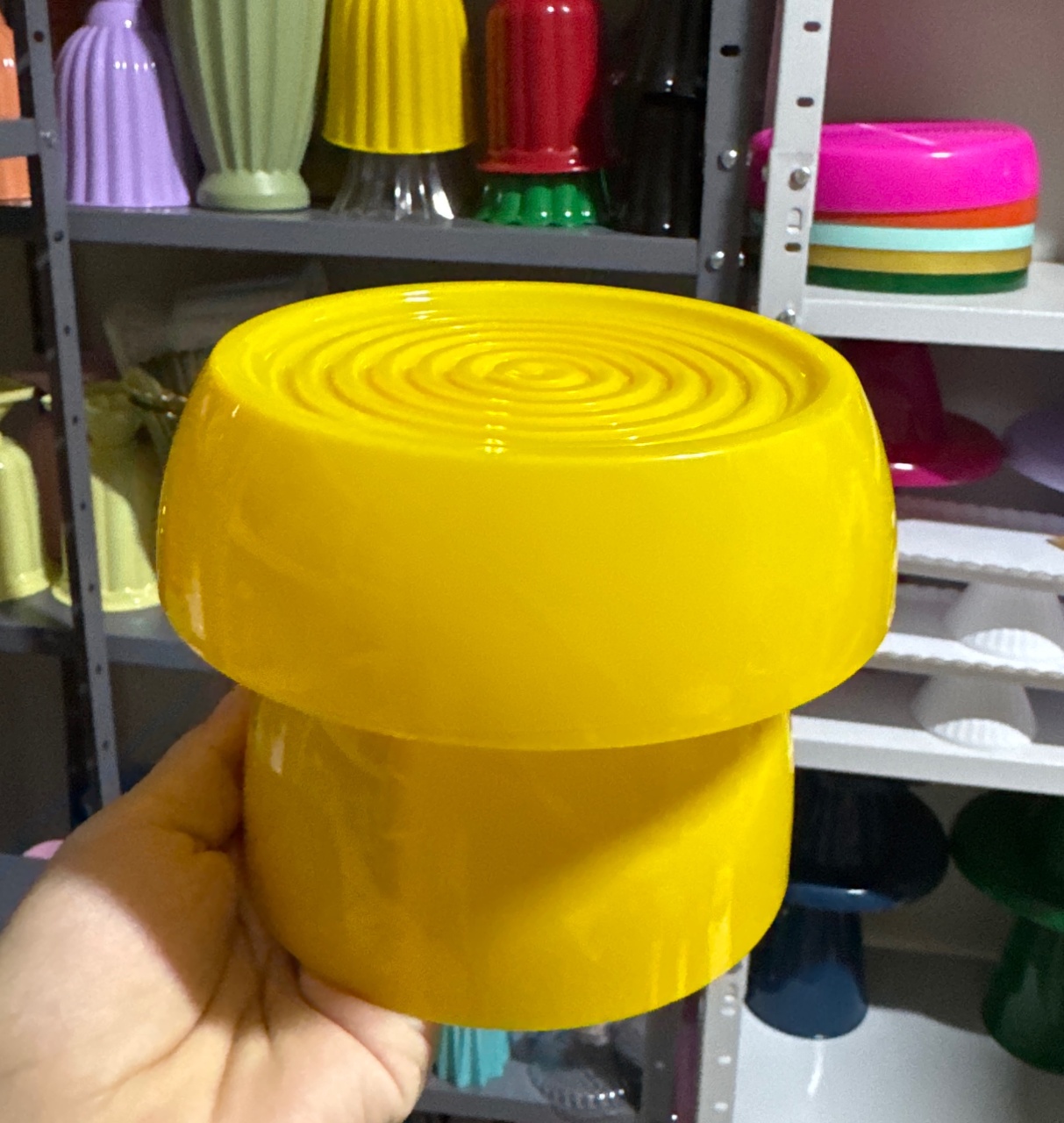 Mini Boleira Caracol Amarela - Mini Festas