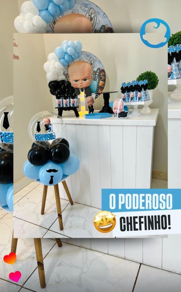 Kit Poderoso Chefinho - Mini Festas
