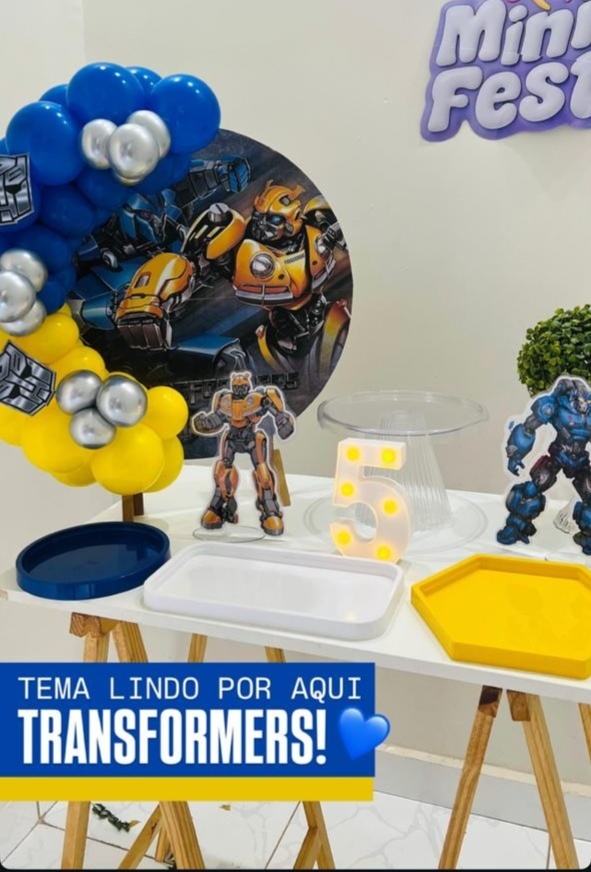 Kit Premium Transforms - Mini Festas