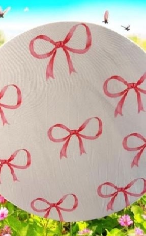 Capa Laços Rosa  - Mini Festas