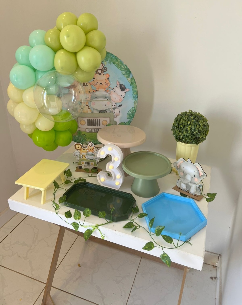 Kit Premium Safari - Mini Festas