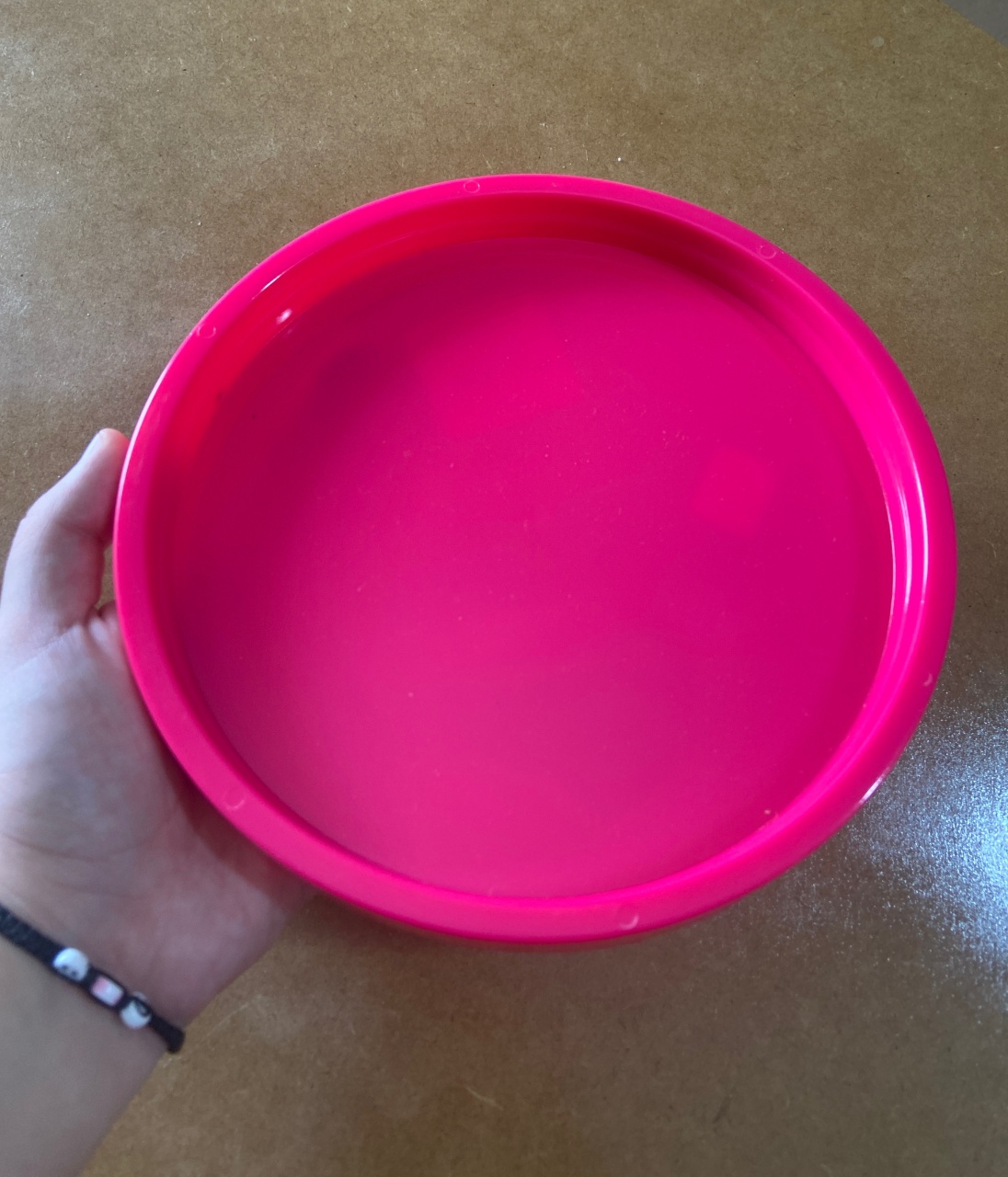 Bandeja Redonda Pink - Mini Festas
