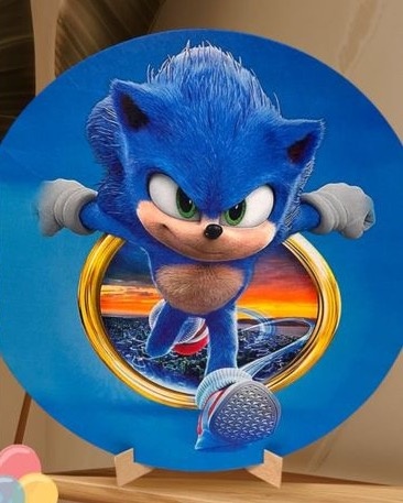 Capa Sonic - Mini Festas