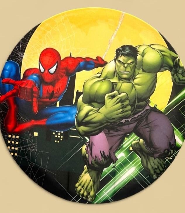 Capa Homem Aranha E Huck - Mini Festas