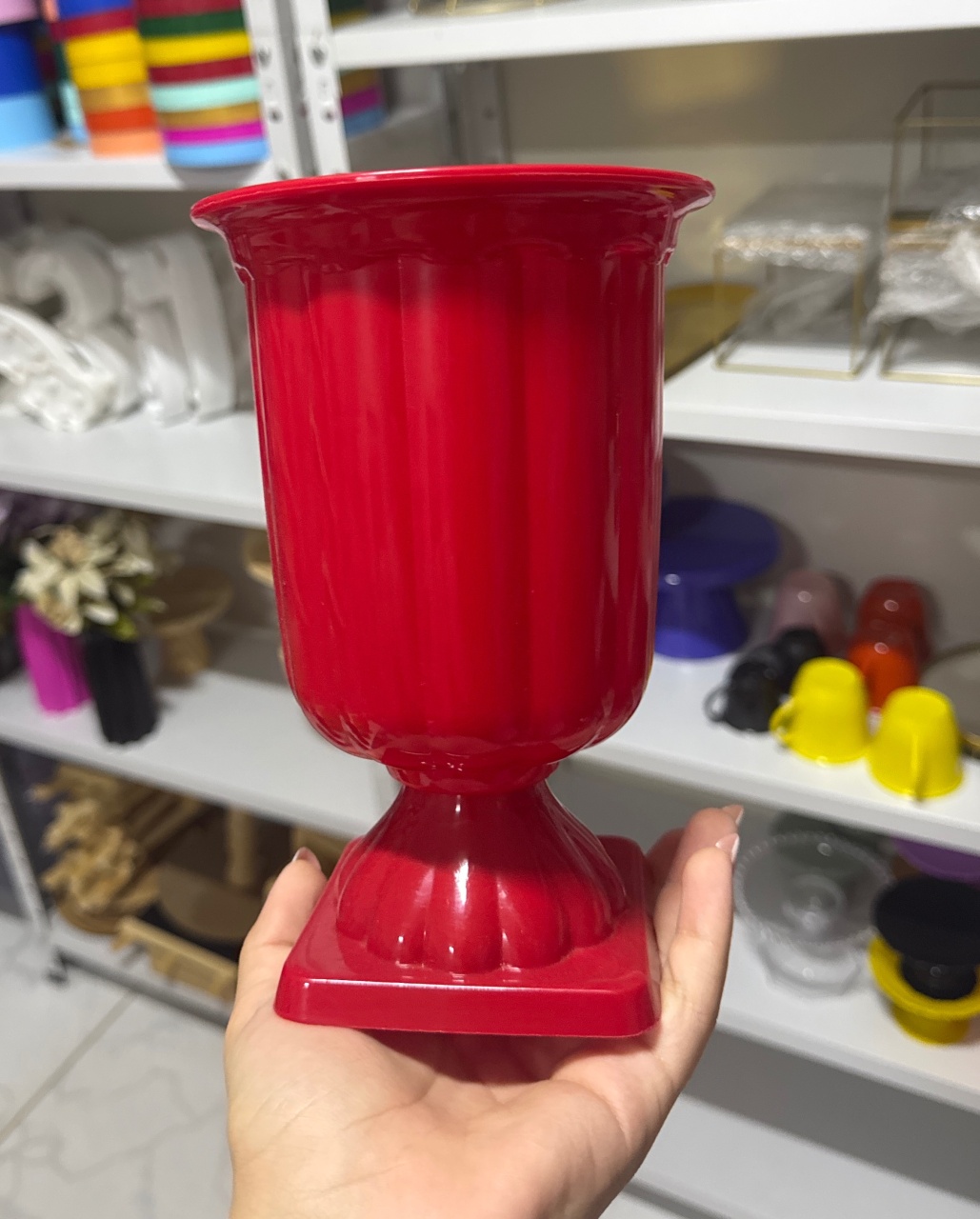 Vaso Vermelhoo  - Mini Festas