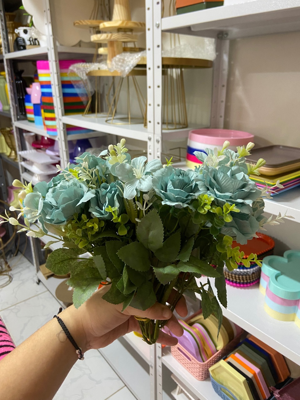 Flores Azul Claro  - Mini Festas