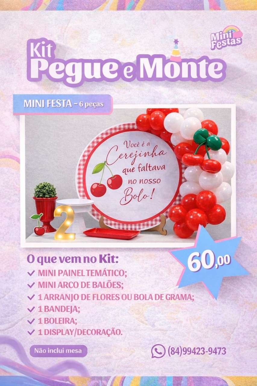 Kit Fofo - Mini Festas