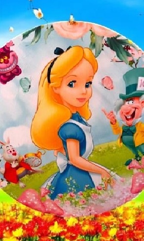 Capa Alice No País das Maravilhas  - Mini Festas