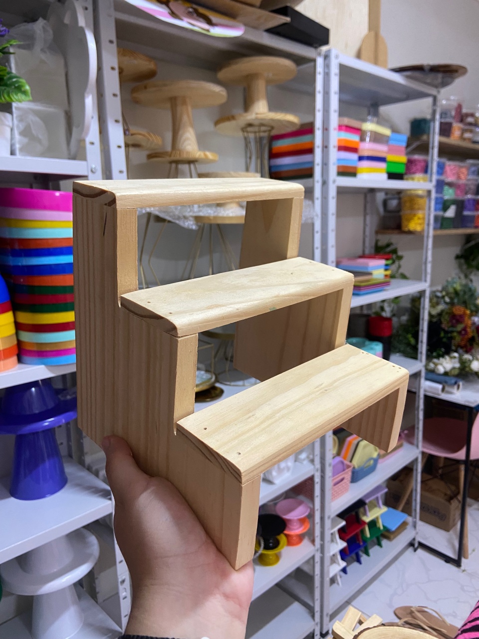 Escadinha de Mesa - Mini Festas