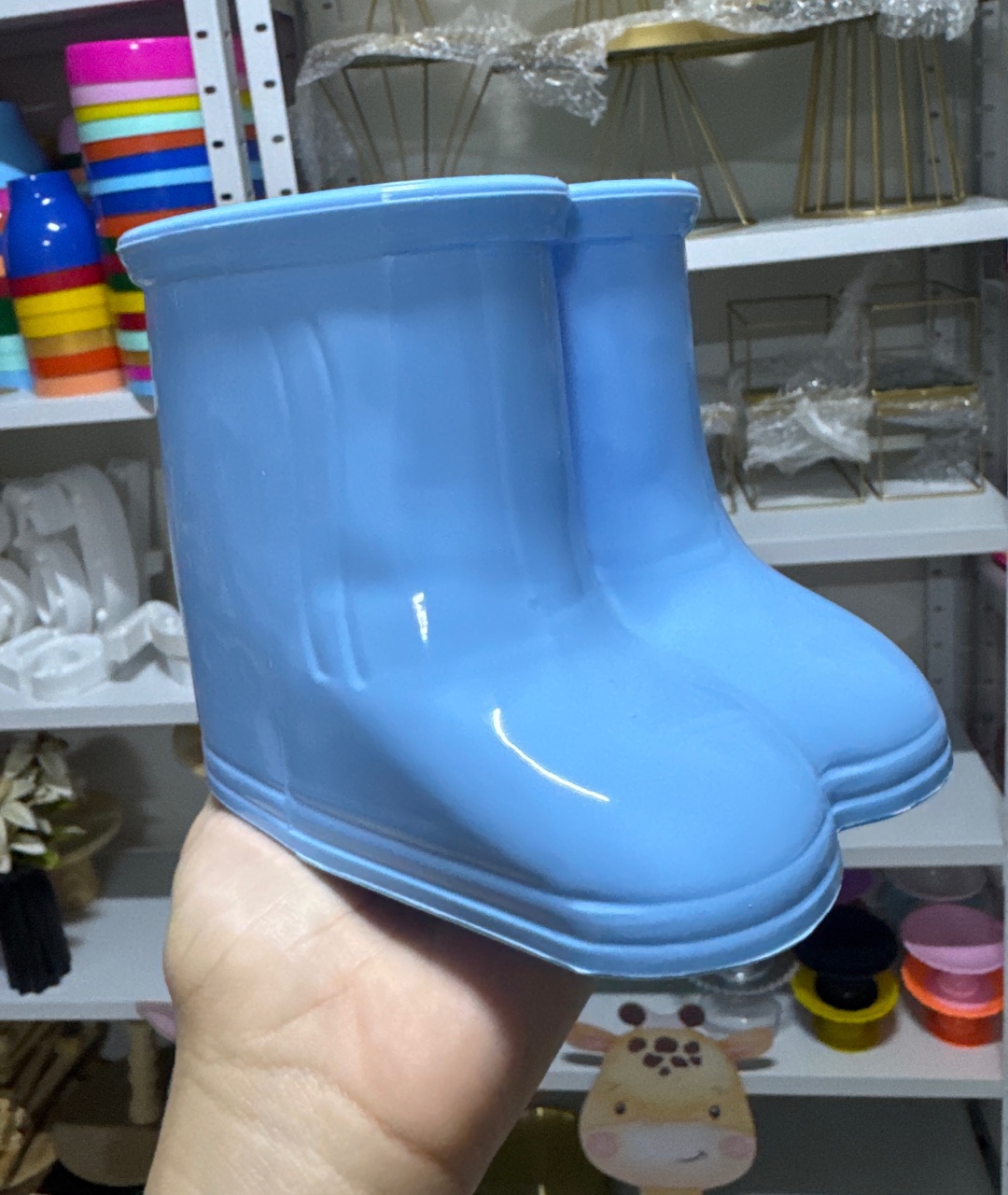 Vaso Sapato Azul Candy - Mini Festas