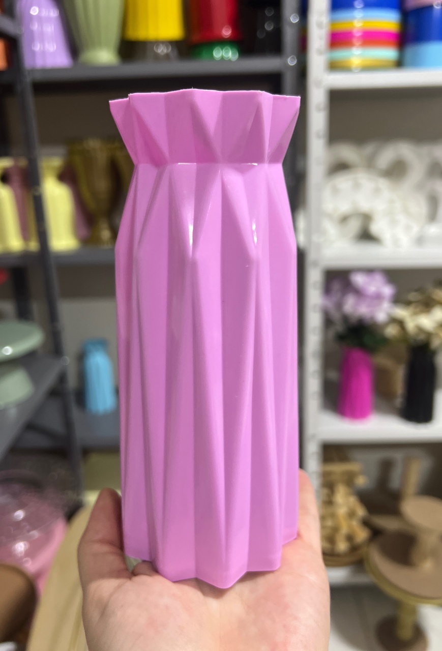 Vaso Estrelado Lilás  - Mini Festas