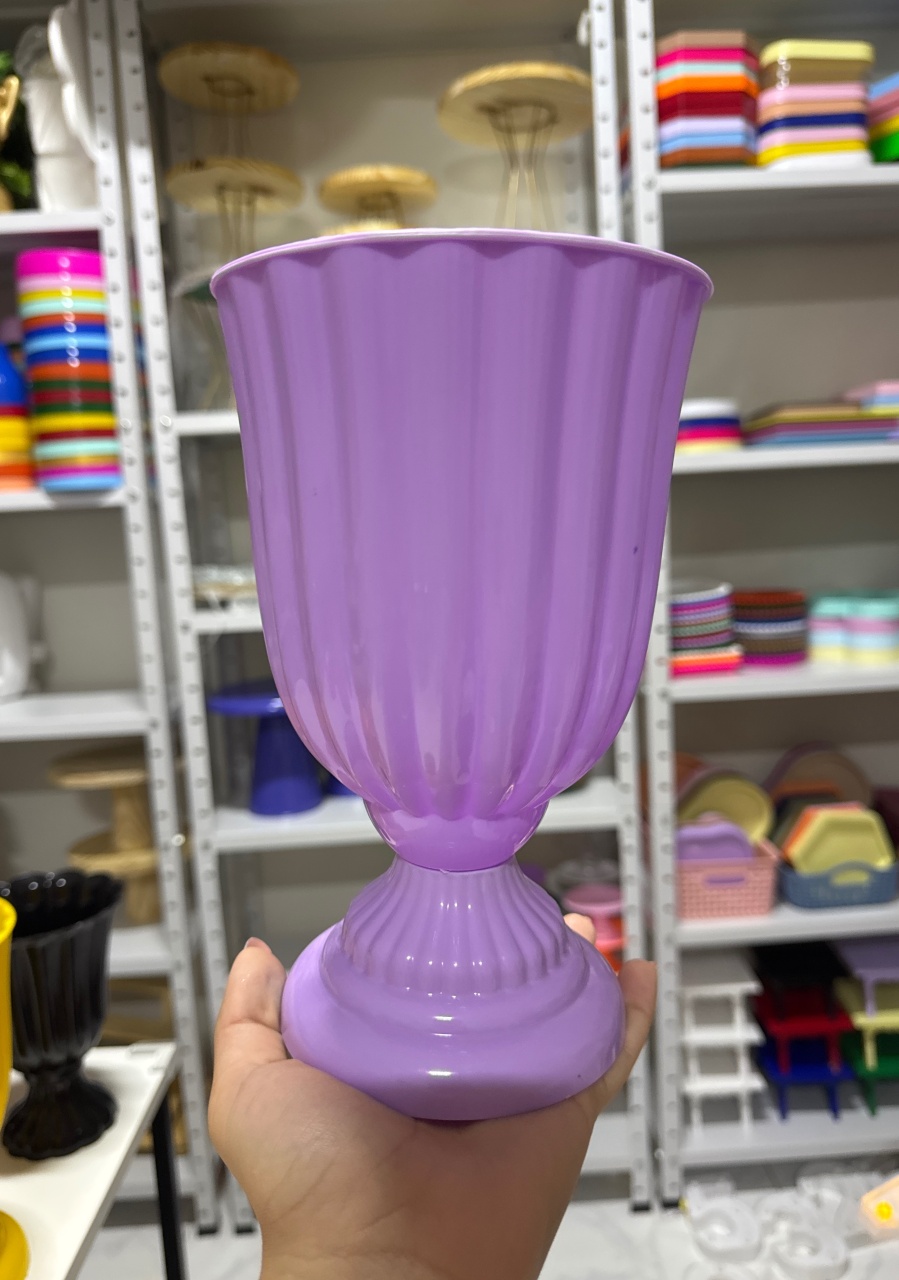 Vaso Lilás  - Mini Festas