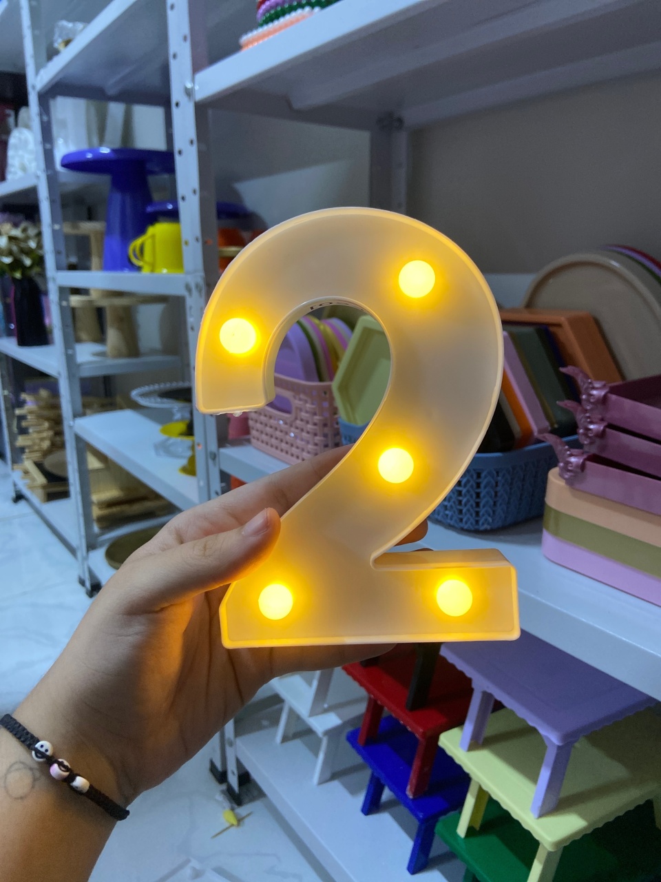 Numero Led 2 - Mini Festas