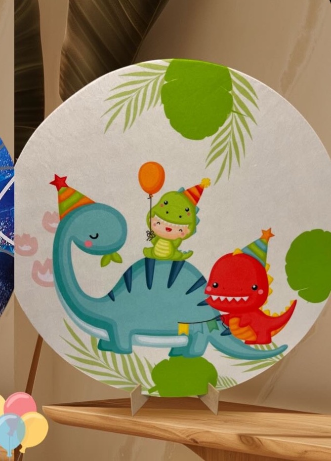 Capa Baby Dino 2 - Mini Festas