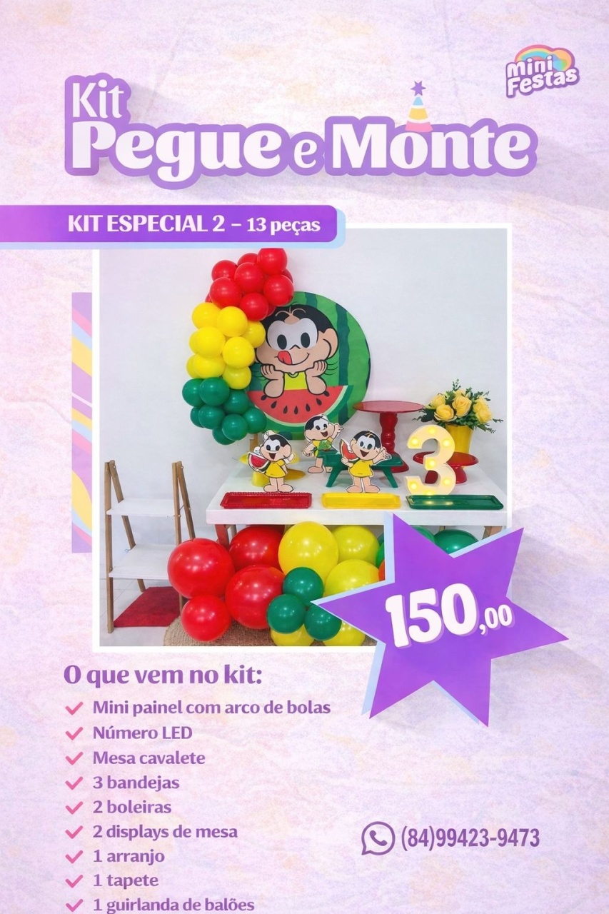 Kit Erspecial 2 - Mini Festas