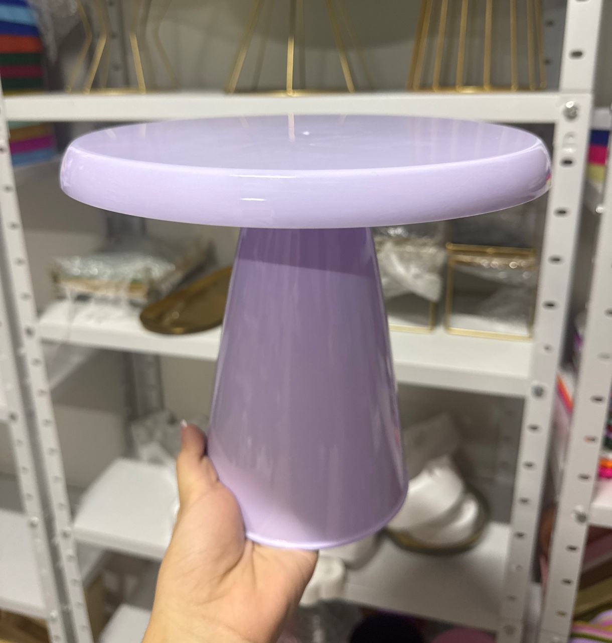 Boleira Cogumelo Lilás G  - Mini Festas