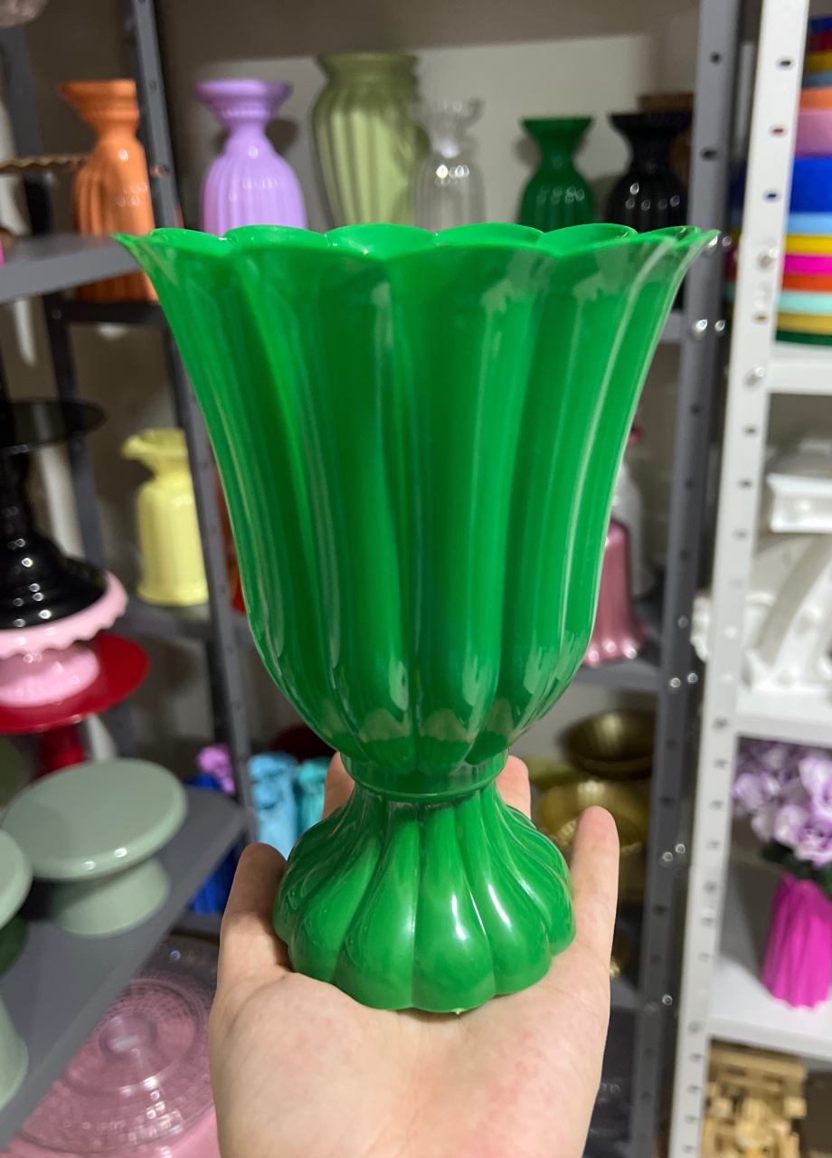 Vaso Verde Bandeira - Mini Festas