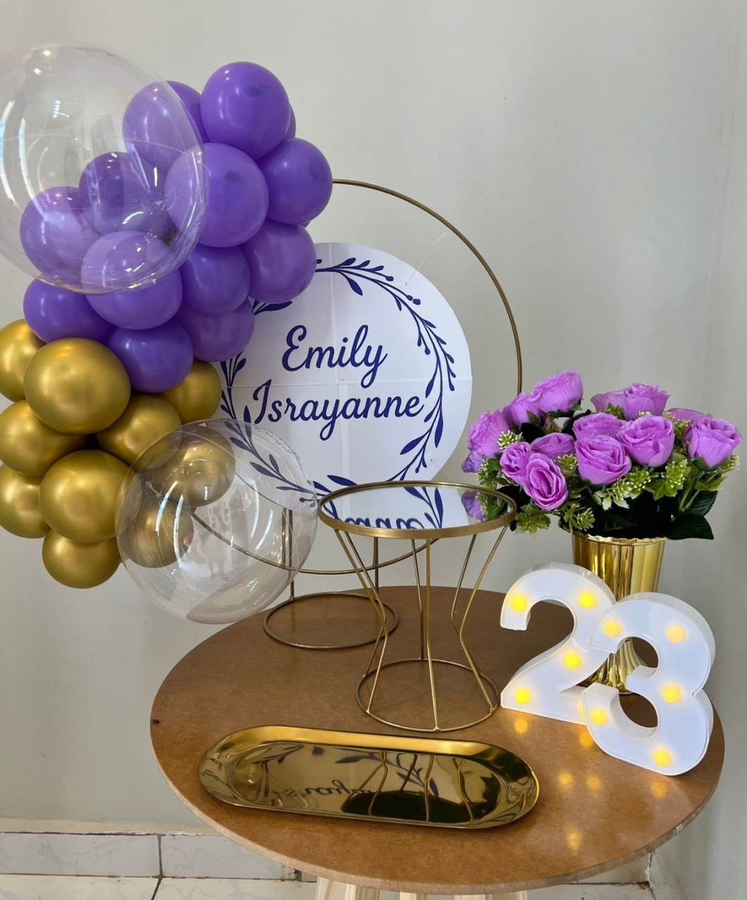 Adulto Lilas - Mini Festas