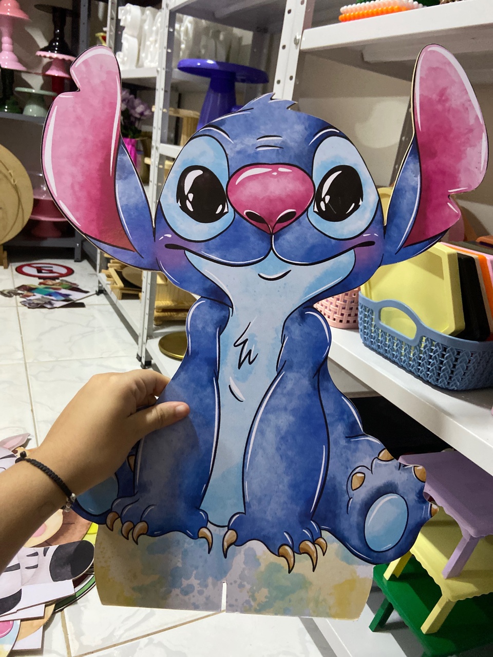 Display de Chao (Stitch). - Mini Festas