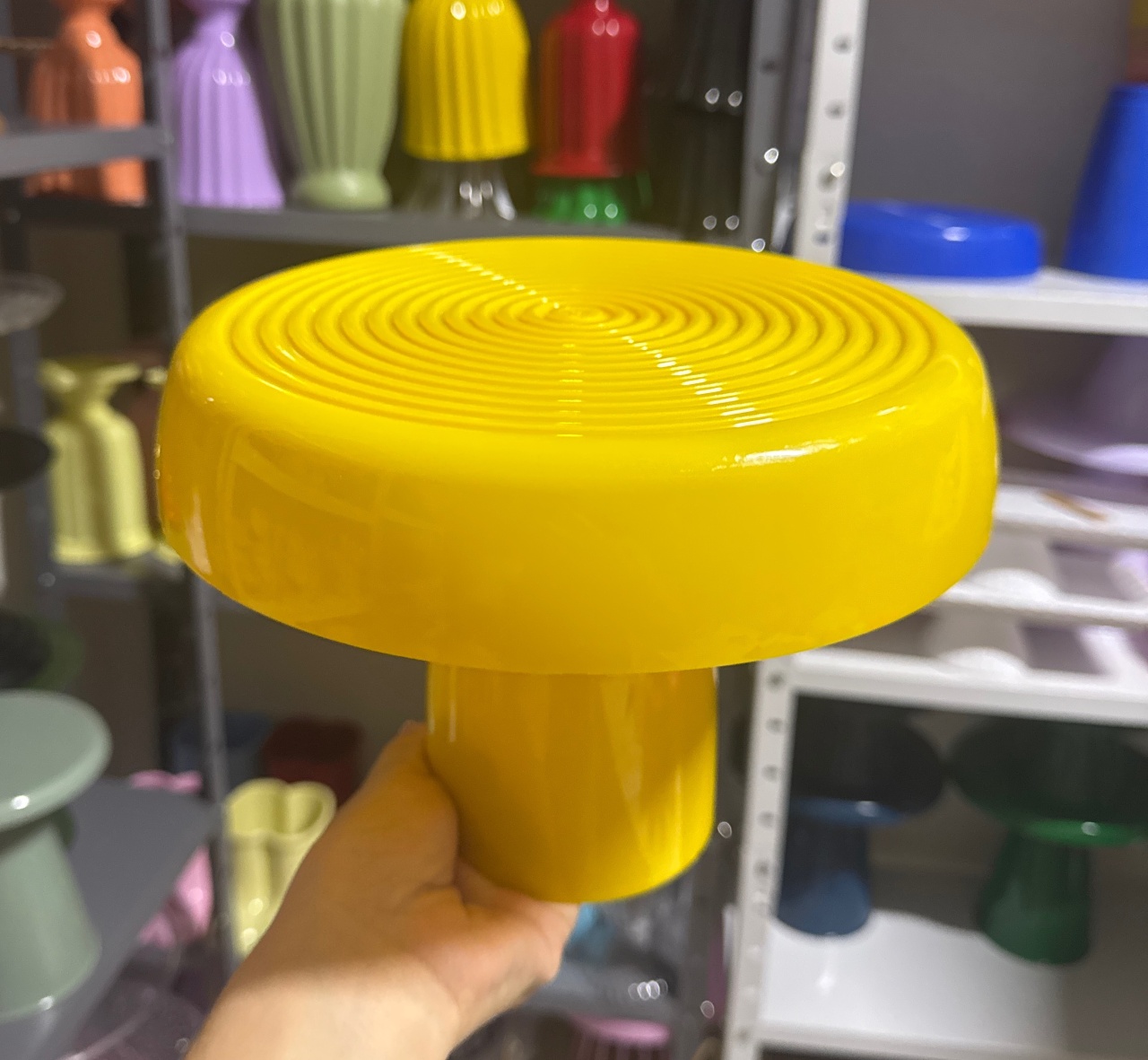  Boleira Caracol Amarelo - Mini Festas