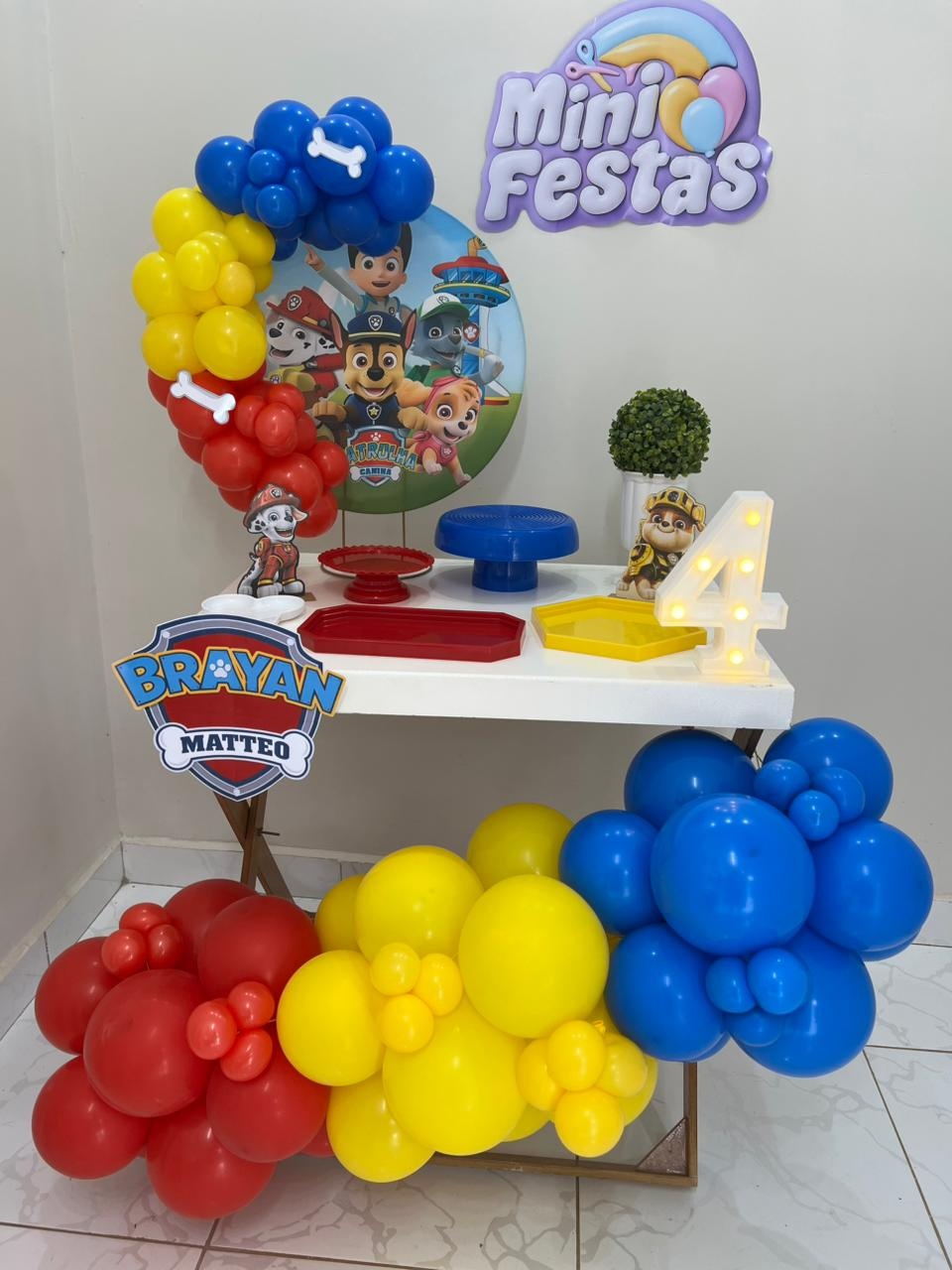 Kit Patrulha Canina - Mini Festas