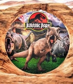 Capa Jurassic Park - Mini Festas