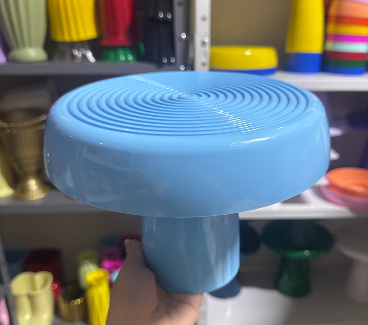  Boleira Caracol Azul Bb - Mini Festas