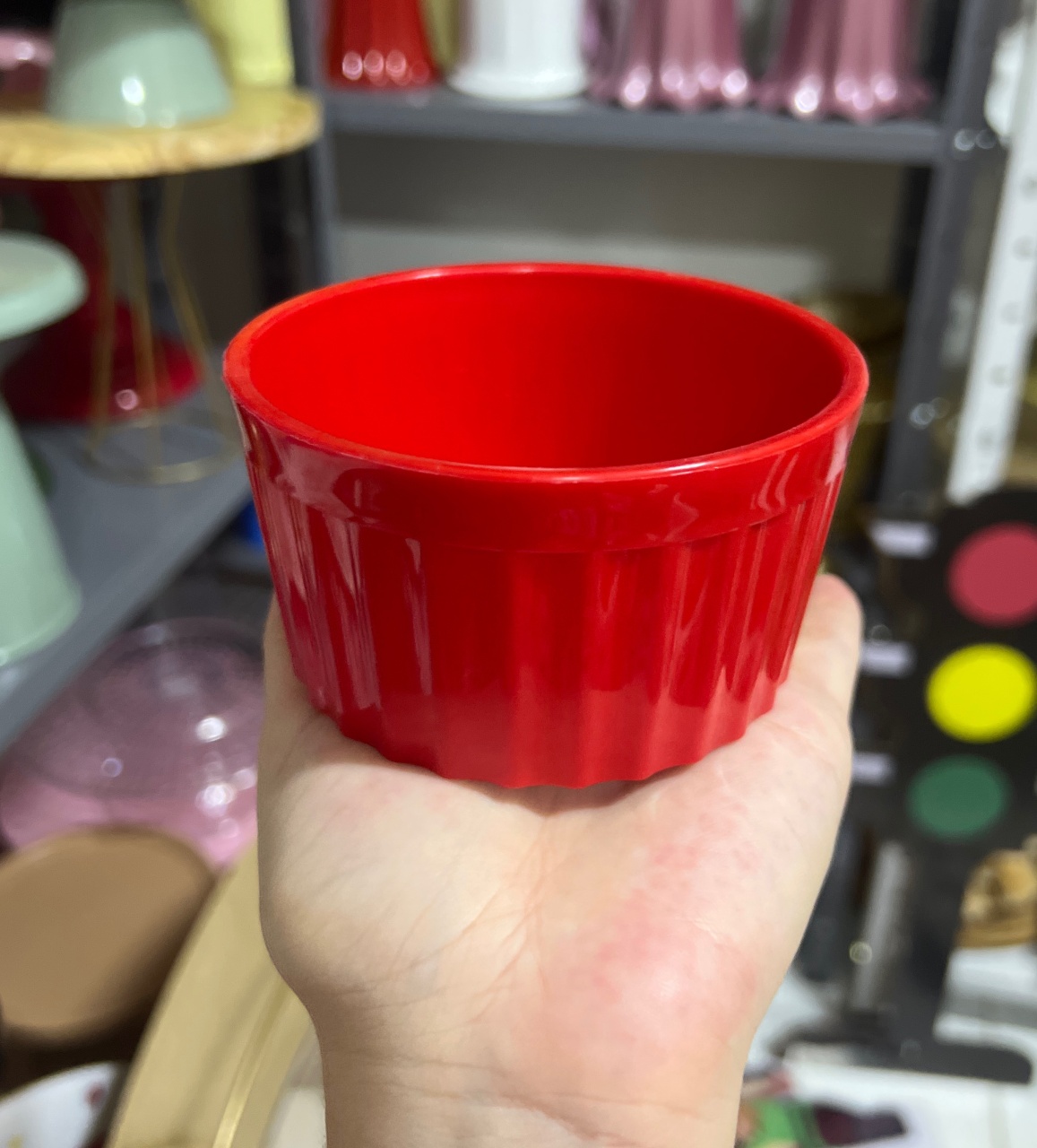 Ramekin 260Ml Vermelho - Mini Festas