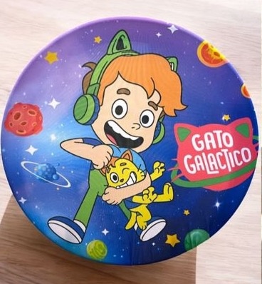 Capa Gato Galáctico  - Mini Festas