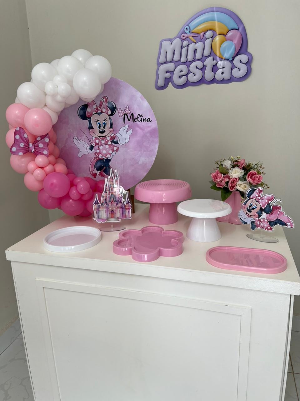 Kit Minei Rosa - Mini Festas