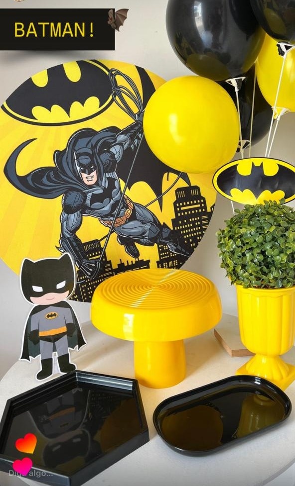 Kit Básico Batmann - Mini Festas