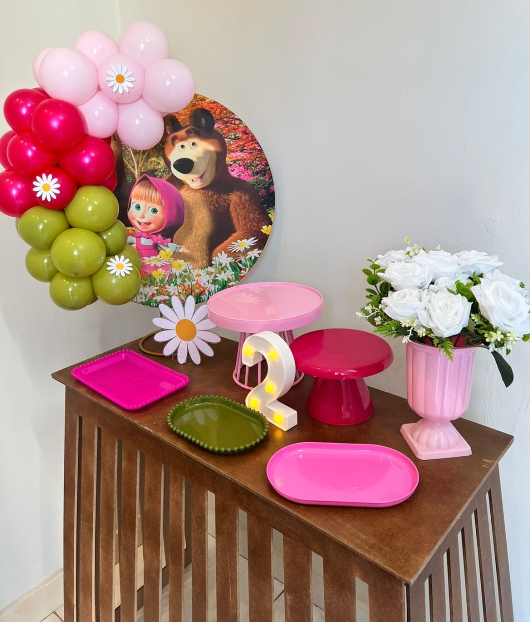 Kit Premium Masha E Urso - Mini Festas