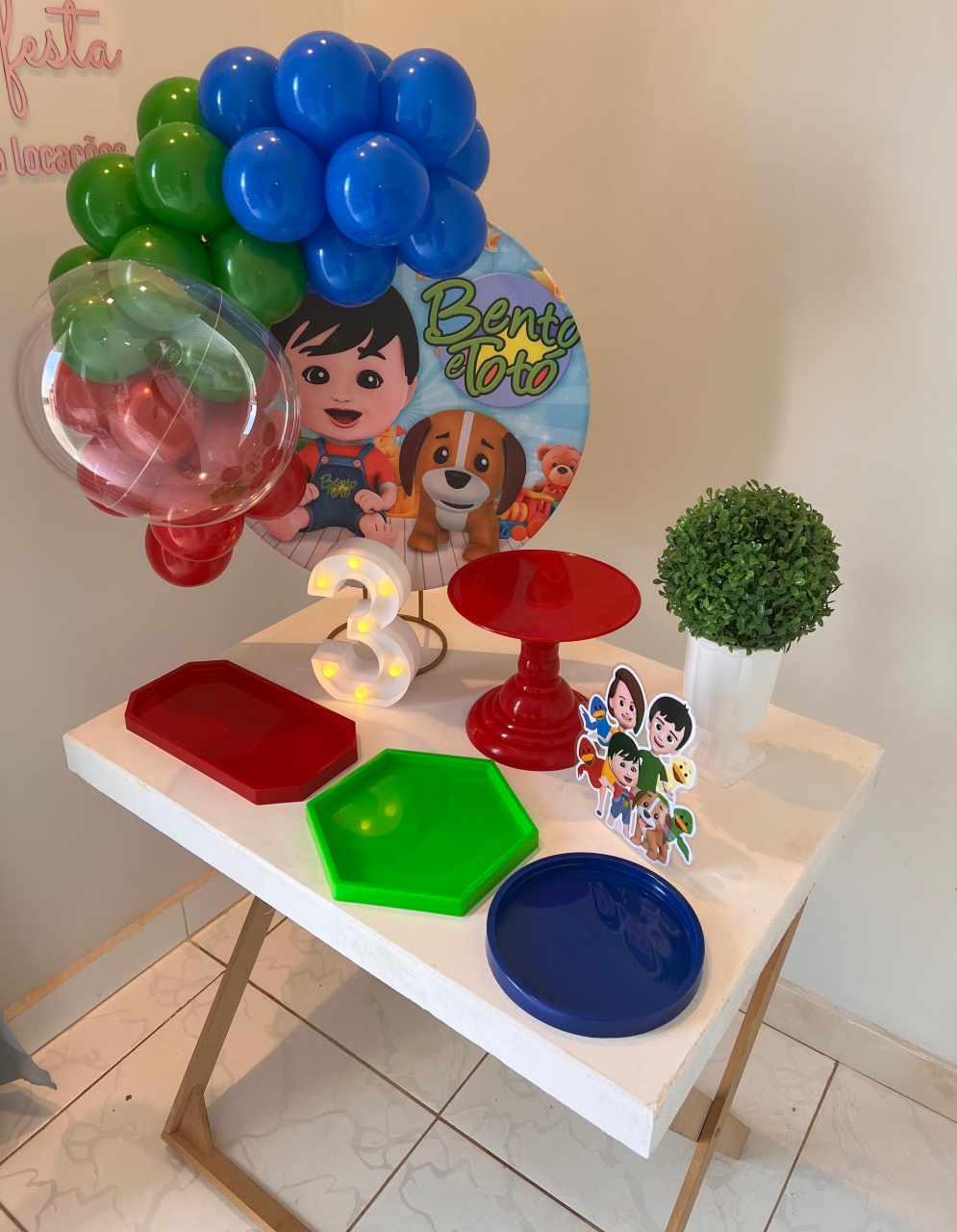 Kit Premium Bento E Toto - Mini Festas