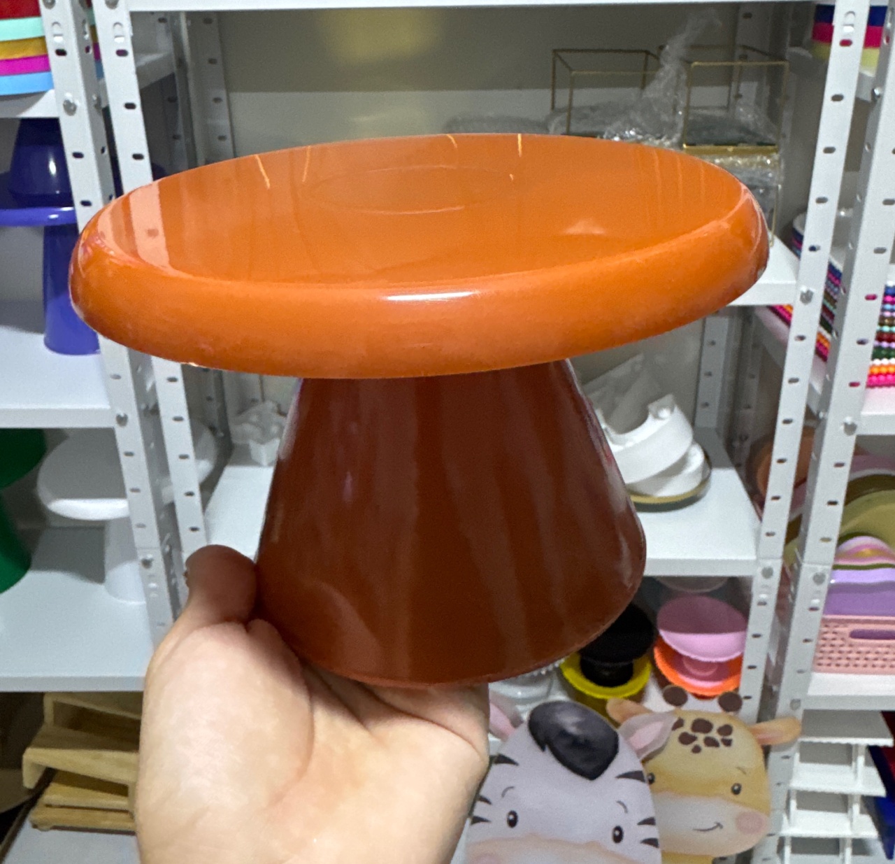 Boleira Cogumelo Caramelo P - Mini Festas