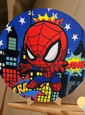 Capa Homem Aranha Cute - Mini Festas