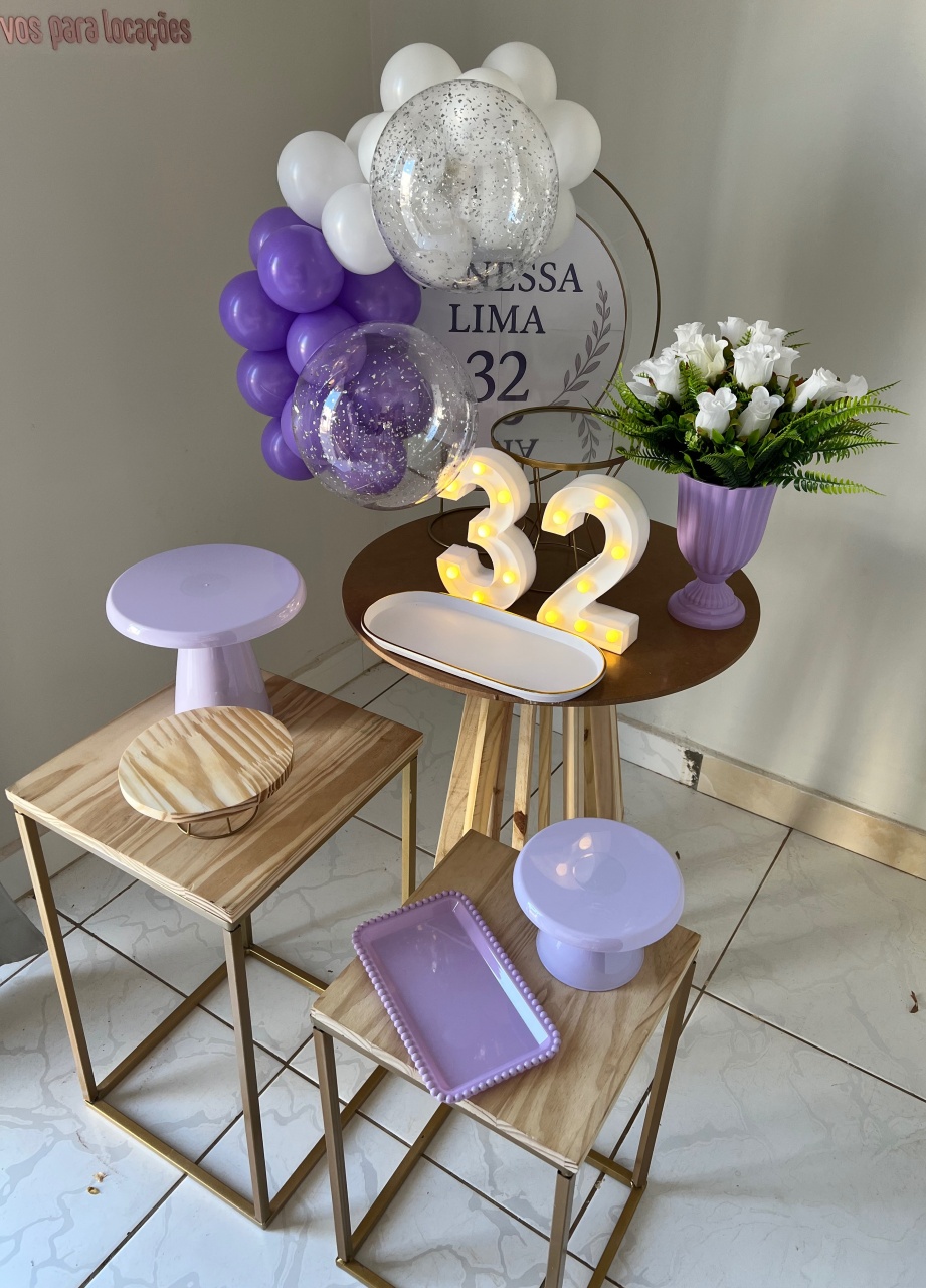 Kit Adulto Lavanda - Mini Festas