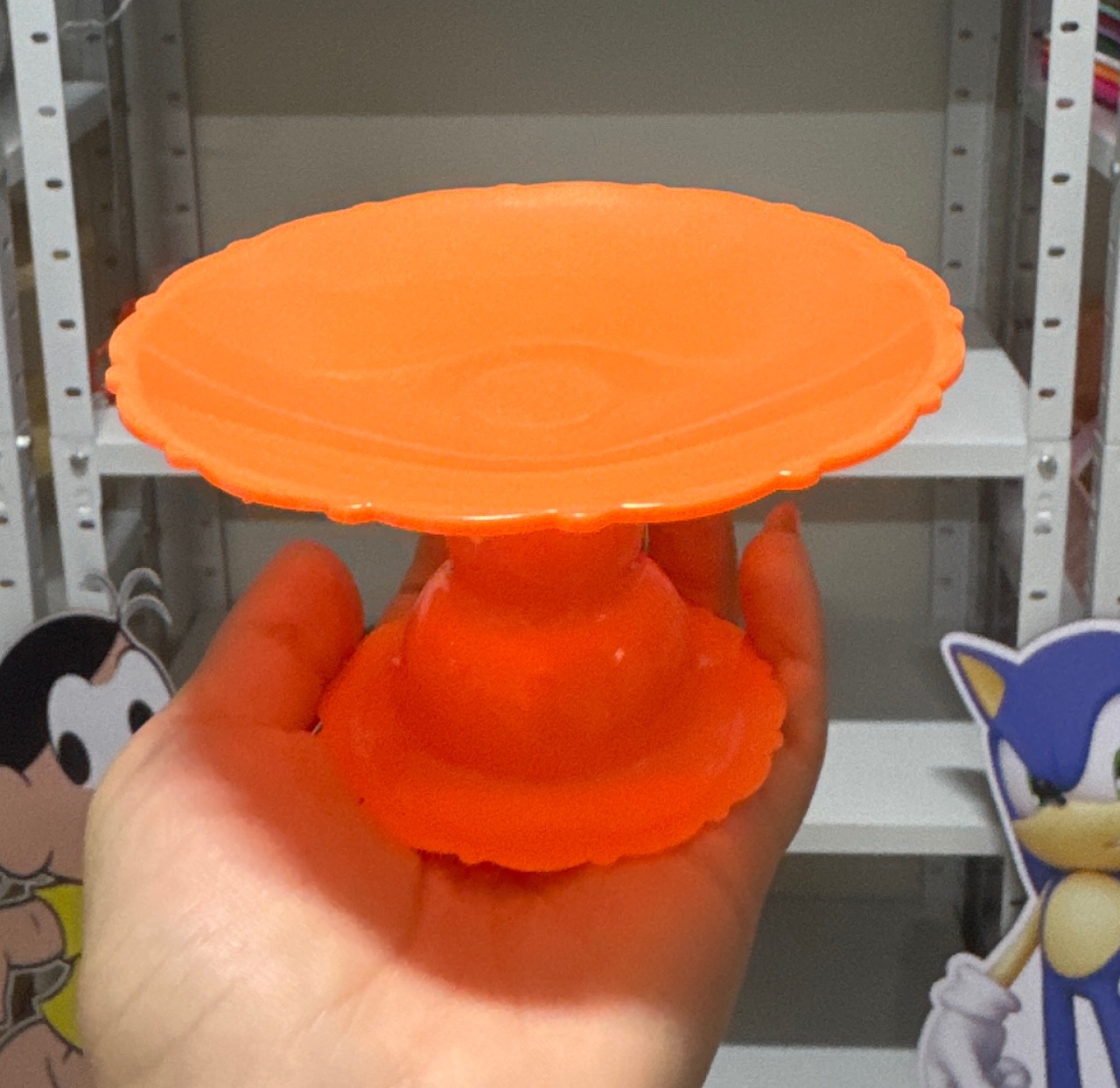 Mini Cake Laranja Neon  - Mini Festas