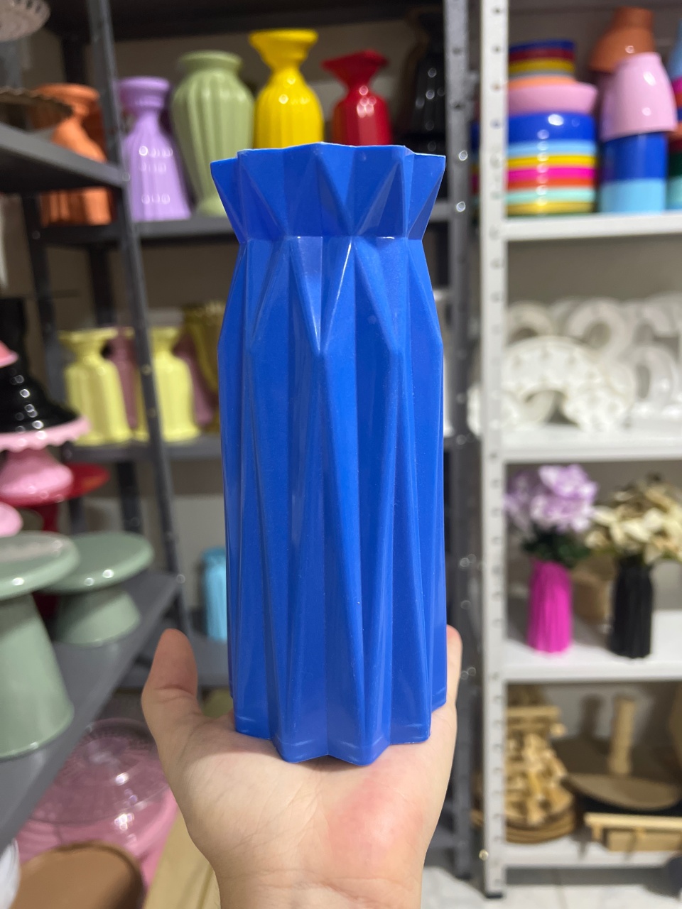 Vaso Estrelado Azul Escuro - Mini Festas
